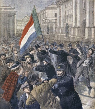 Ireland, Demonstration Against Chamberlain, Illustration from 
